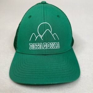 Patagonia Fitzroy Sunset Trucker Hat Green Limited Edition